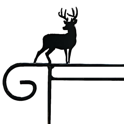 Deer - Garden Flag Holders with Decorative Emblem available at harvestarray.com