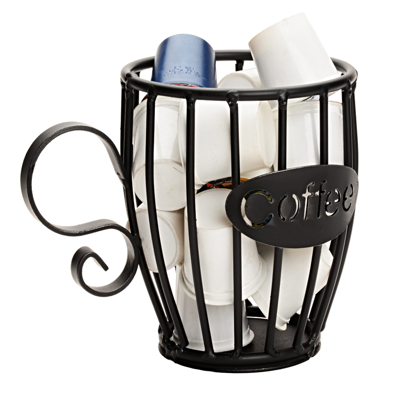 This stylish K-Cup Holder is hand crafted by a skilled metal craft smith in Lancaster, PA for Harvest Array 