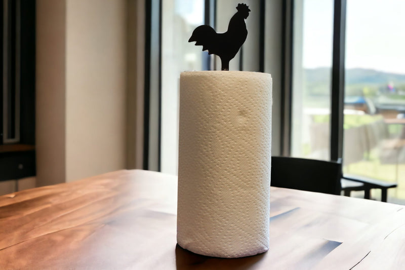 Rooster Decorative Metal Paper Towel Holders