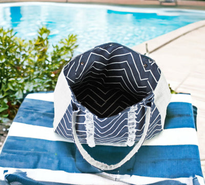 There is plenty of room in our Casual Comfort Tote Bag . Take it to the pool with a good book, sunglasses, and don't forget the sunscreen.