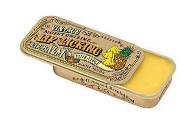 Pineapple Lip Licking Lip Balm in Vintage Slider Tin