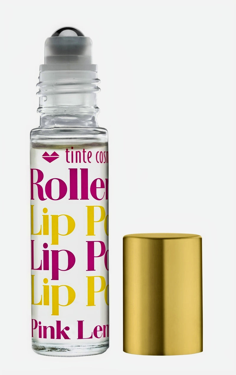 Pink Lemonade Flavored Rollarball Lip Potion - Vintage, Organic Lip Gloss for Harvest Array