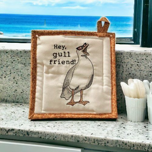 Hey Gullfriend Potholder