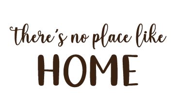 " There's no place like HOME" Engraving Option for Offset Board
