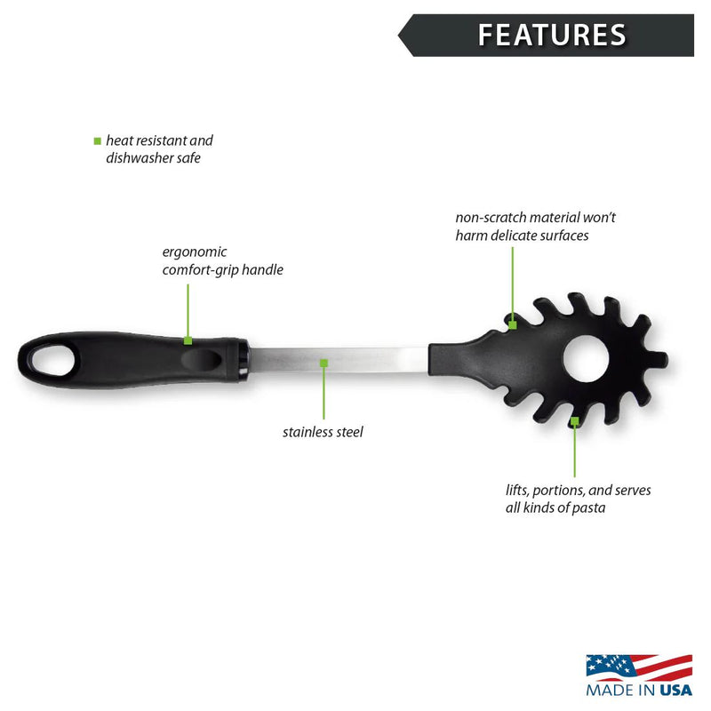 Rada Pasta Server - Non-Scratch has many features including Made in the USA!