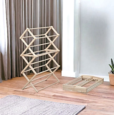 Shop Harvest Array for Wooden Floor Standing Clothes Rack Kits that are Collapsible to save space.
