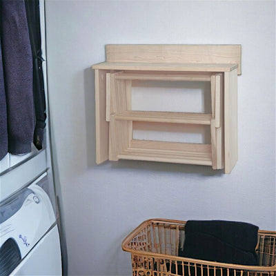 Our Wall Unit Drying Racks Close to save space when not in use.