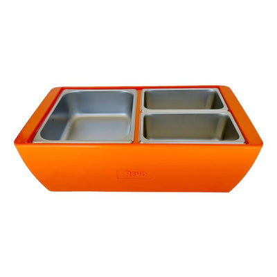 The Revo Dublers can be used with Stainless Steel Chafing pans you already have on hand or throw-away foil pans for hot food.