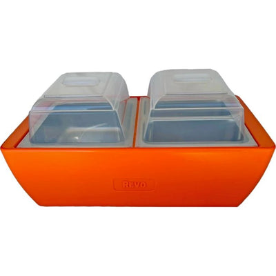 Orange Burst Dubler HEAT with Lids that fit over your own Chafer pans.
