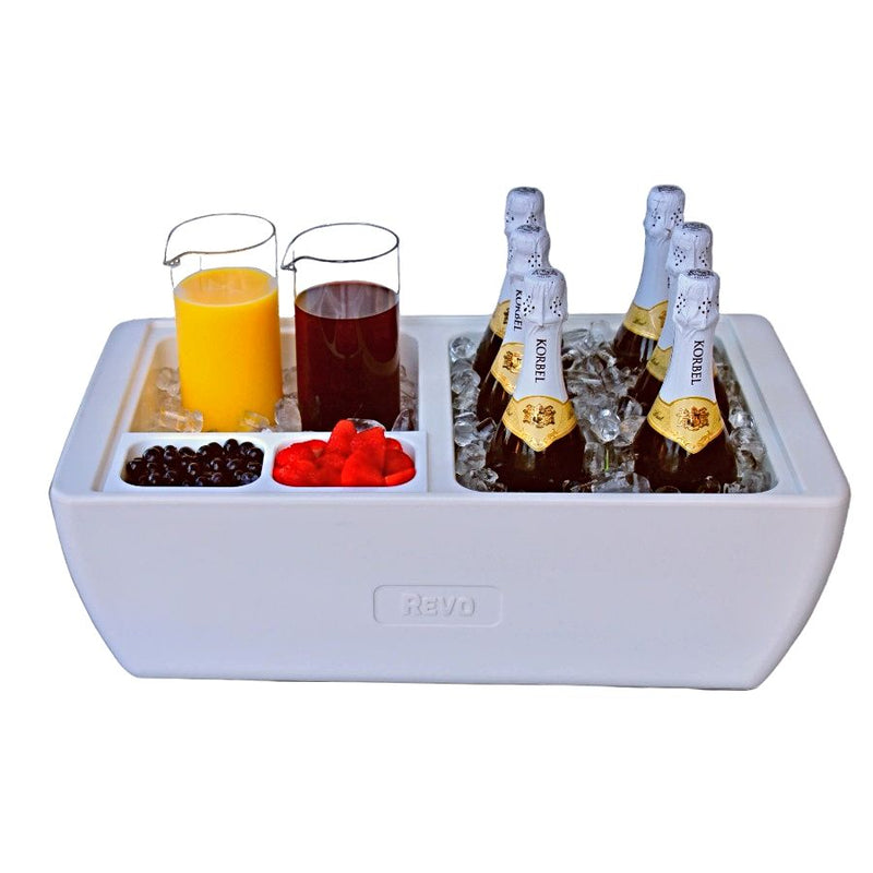 Use the Dubler Party Cooler as a Mimosa Bar