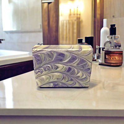 Not only does your skin feel smooth and soft, but this Lilac Handmade Goats Milk Soap looks and smells beautiful. 