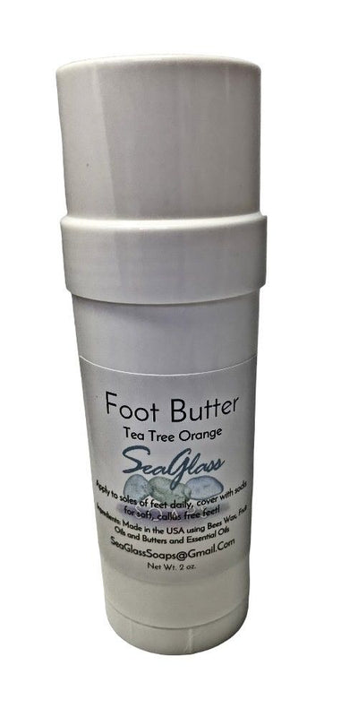 Luxurious Orange scented Foot Butter. Made in the USA.
