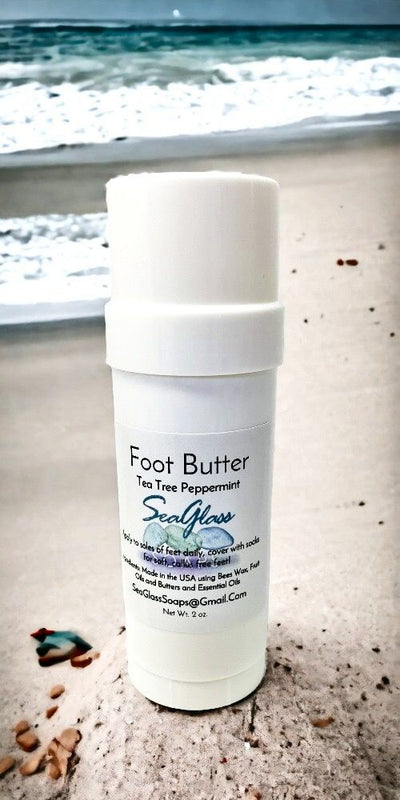 Your feet will feel like you have been at the beach  after just a few days of using this foot butter.