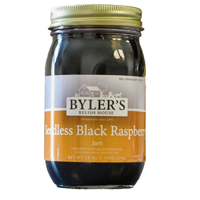 Byler's Relish House Seedless Homemade Style Jams Black Raspberry at Harvest Array