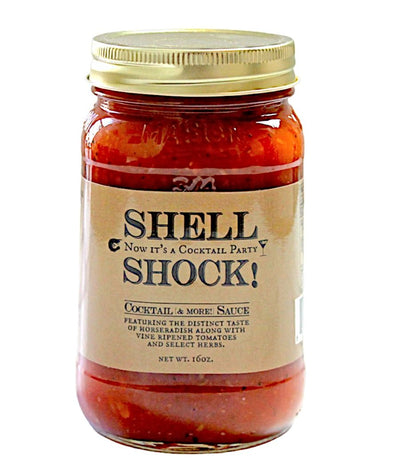 Shell Shock Cocktail Sauce is a distinct combination of horseradish, vine ripe tomatoes, and select herbs. Perfect on shellfish and in Bloody Mary's.