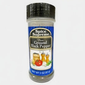 Ground Black Pepper in a 1.25oz. Jar