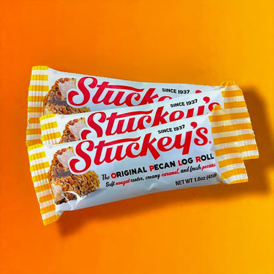 Stuckey's Original Pecan Log Rolls are Back in Stock at Harvest Array. Order Now before they are gone.