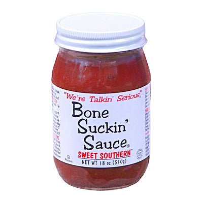 Go to Harvest Array's Online General Store for our new line of Sweet Southern mild or spicy Bone Suckin' Sauce. 18 oz. jar.