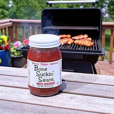 Sweet Southern Bone Suckin' Sauce is a must have for your cookout this summer. Made and packaged for the Dutch Kettle. Purchase online only at harvestarray.com.