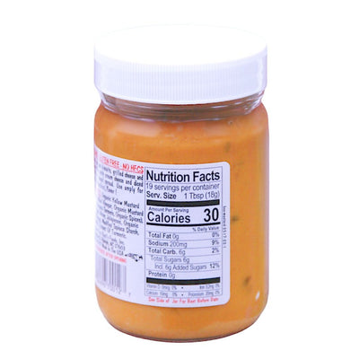 Bone Suckin' Sweet & Spicy Mustard Nutrition Facts per 12 oz. jar from Harvest Array.