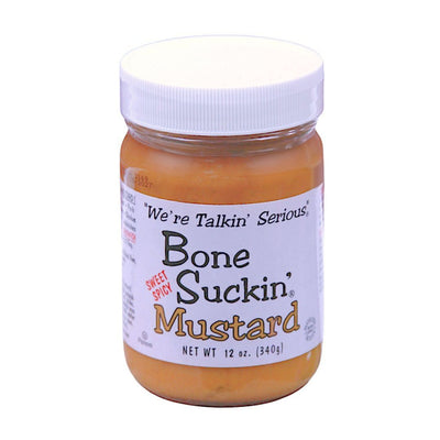 Harvest Array takes pride in packaging each 12 ounce glass jar of Bone Suckin' Sweet & Spicy Mustard to ensure safe delivery to your doorstep.
