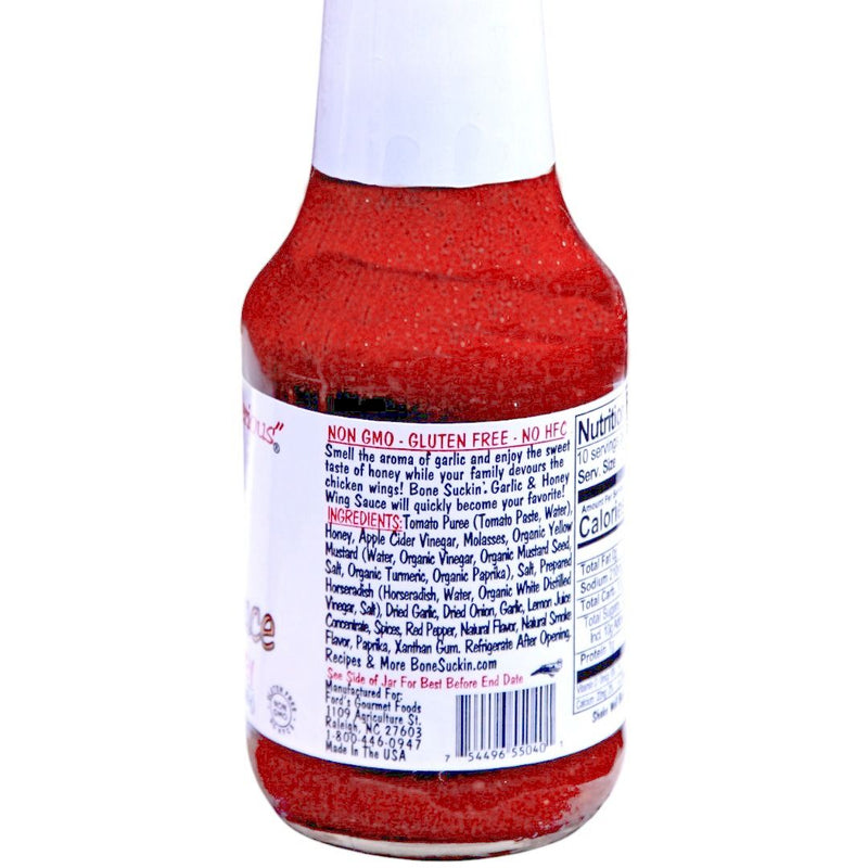 Ingredient list for Non-GMO, Gluten Free Bone Suckin&