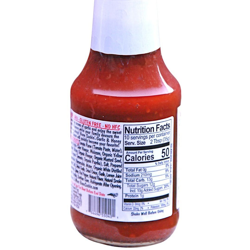Nutrition Info for Bone Suckin&