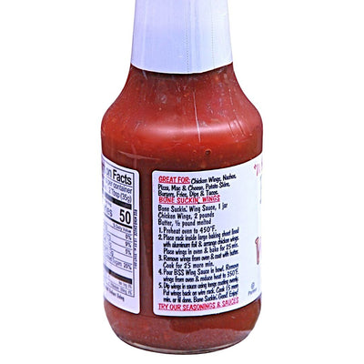 Bone Suckin' Garlic and Honey Wing Sauce label will give you a recipe on how to make chicken wings and other uses for the sauce. Order today at Harvest Array.