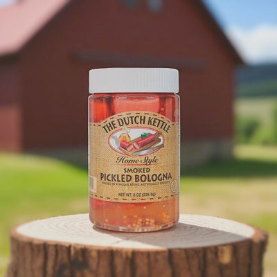 Shop for the Dutch Kettle's Home Style Smoked Pickled Bologna at Harvest Array's Online General Store.