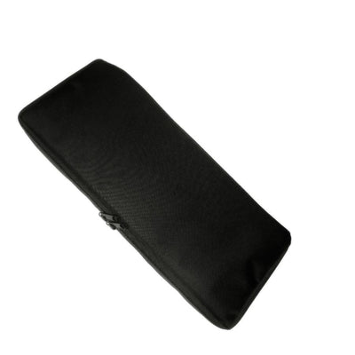 Black double zipper Carrying Case for the Temple Massager™ Kit. Made in the USA.