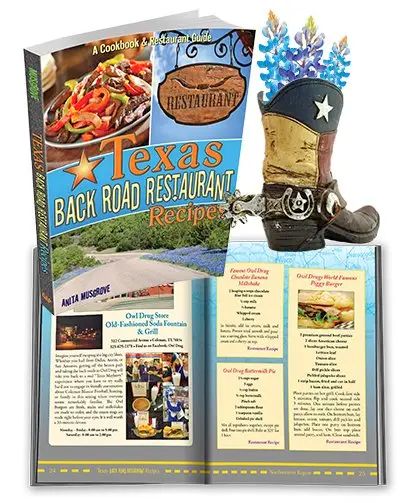 Texas Back Road Restaurant Recipe Cookbook and Guide for Harvest Array