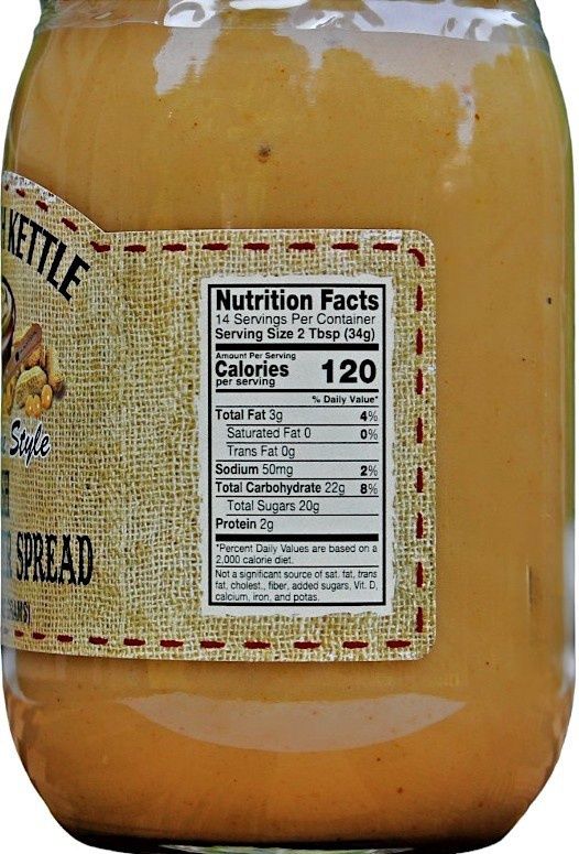 The Dutch Kettle Homemade Style Amish Peanut Butter Spread Nutritional Facts