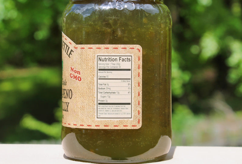 he Dutch Kettle Homestyle Mild Jalapeno Pepper Jelly Nutritional Facts