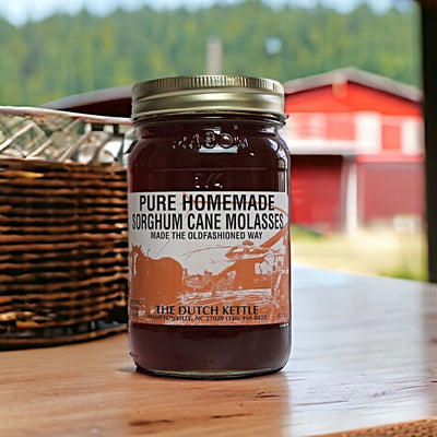 The Dutch Kettle Amish Pure Homemade Sorghum Cane Molasses available online from Harvest Array