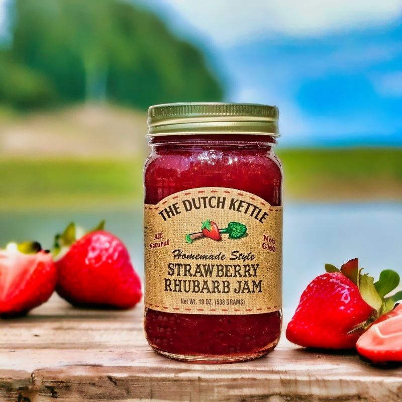 The Dutch Kettle Strawberry Rhubarb Jam for Harvest Array
