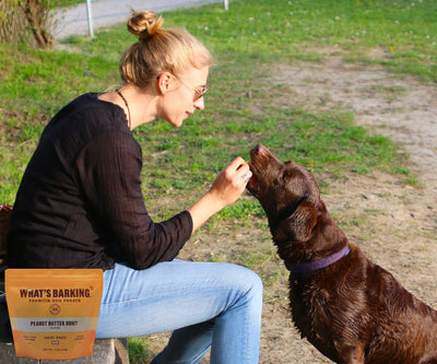 All-Natural, Made in the USA Peanut Butter Honey Dog Treats for your best fur baby.