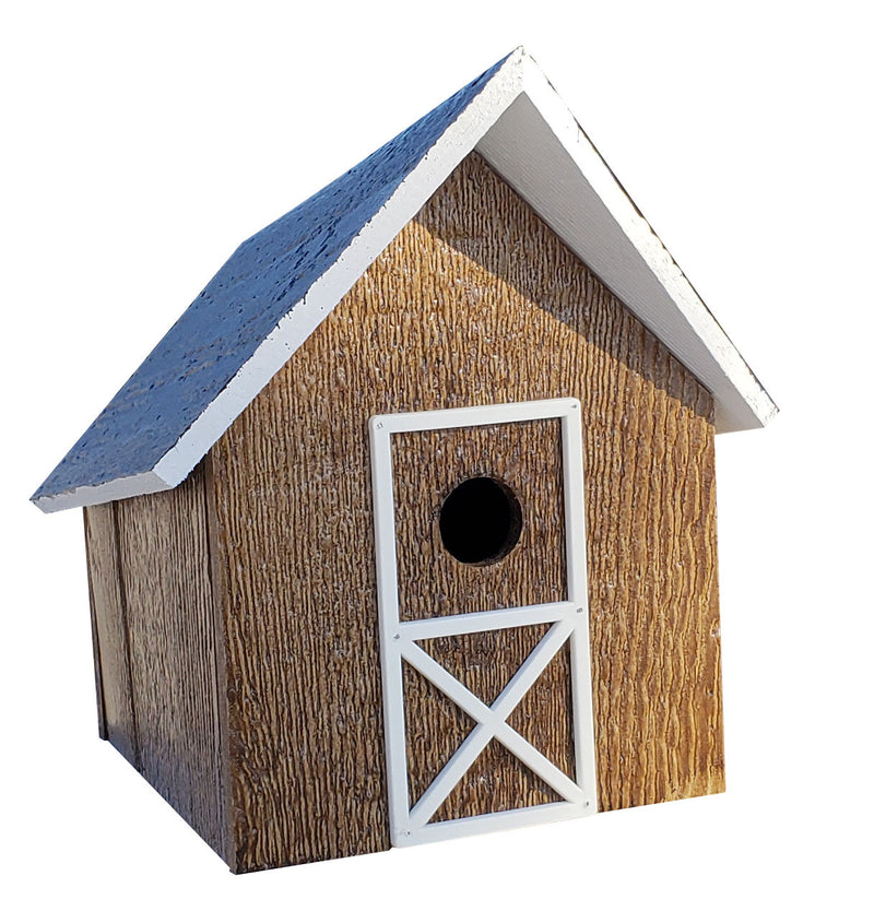 Brown Amish Made Wooden Birdhouse