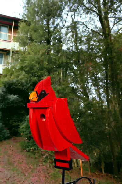 Wooden Bird Shaped Birdhouses