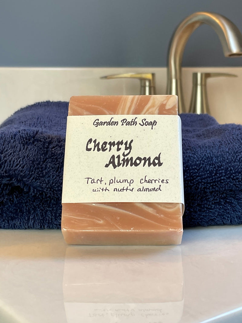 Cherry Almond Herbal Lye Soaps
