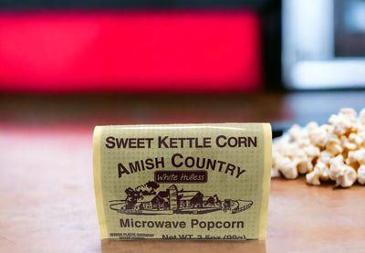 Sweet Kettle Corn Amish Country Microwave Hulless Popcorn