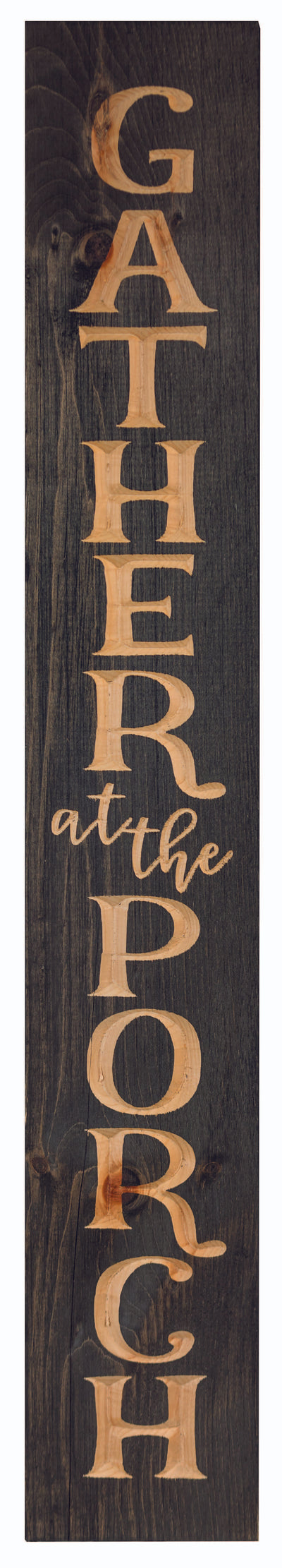 Vertical Wooden Signs - 36" X 5 1/2"