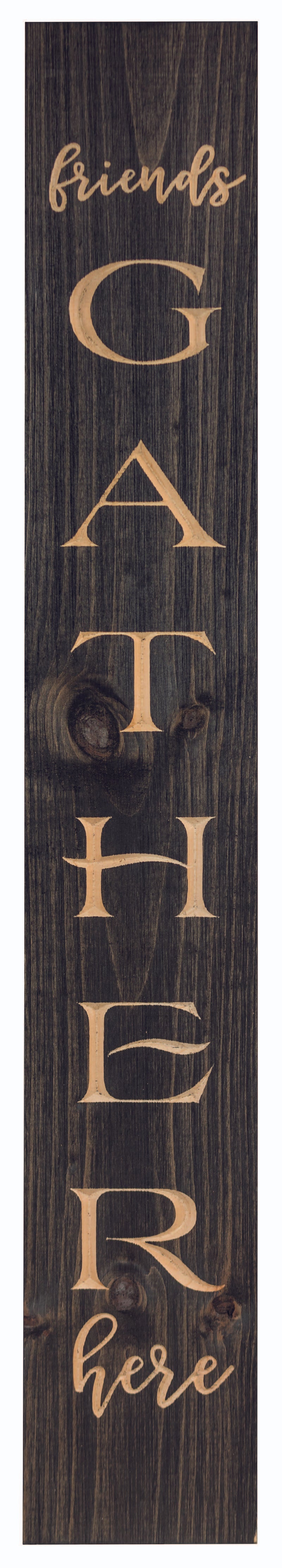 Vertical Wooden Signs - 36" X 5 1/2"