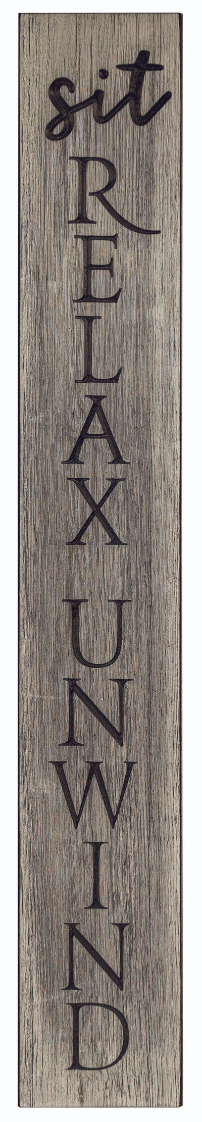 Vertical Wooden Signs - 36" X 5 1/2"