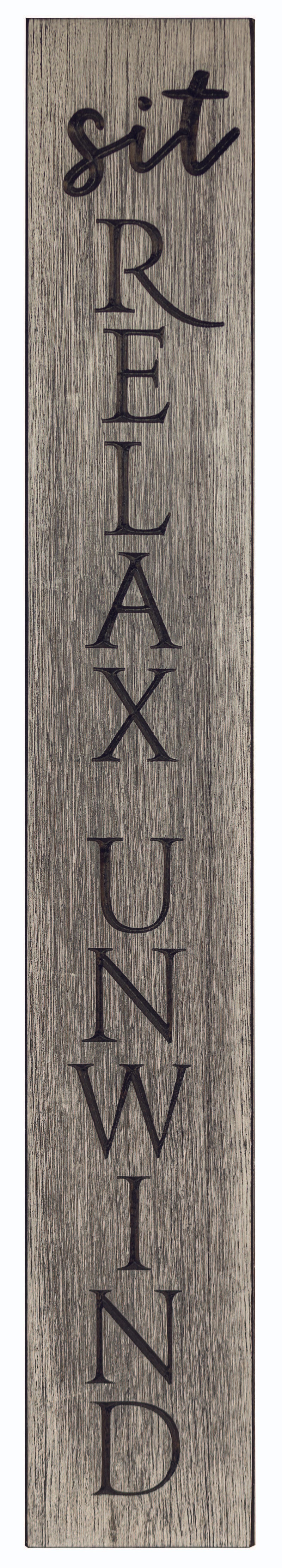 Vertical Wooden Signs - 36" X 5 1/2"