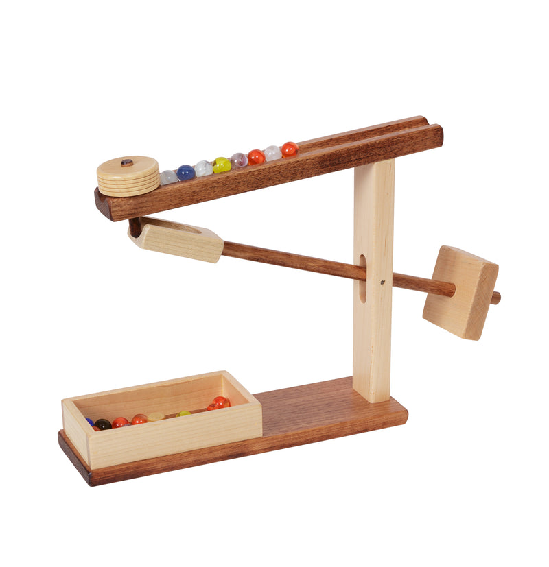 Wooden Marble Machine - Walnut & Maple