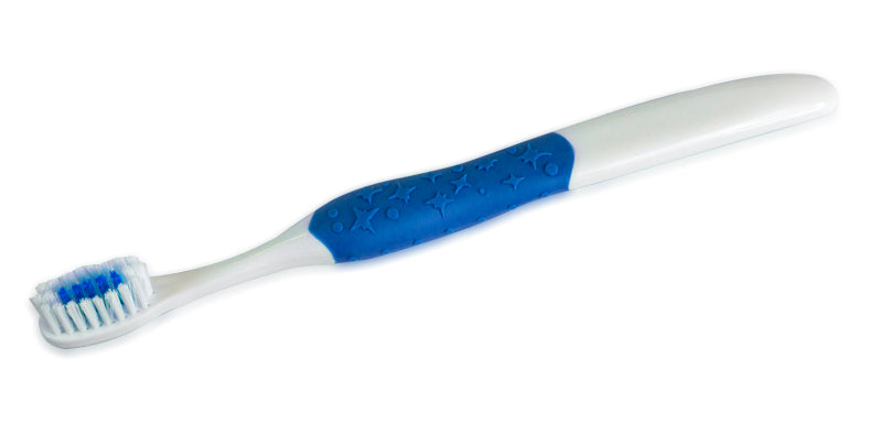 Textured Grip Youth Toothbrush in blue