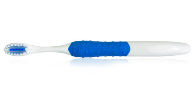 Textured Grip Youth Toothbrush on the side