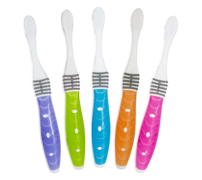 The back view of the Super Grip Youth Toothbrushes
