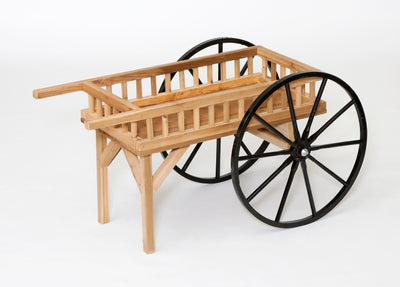 Amish Red Cedar Peddlers Cart Wagon is great to display your produce.