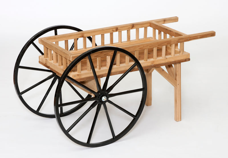 Amish Red Cedar Peddlers Cart for for the Market
